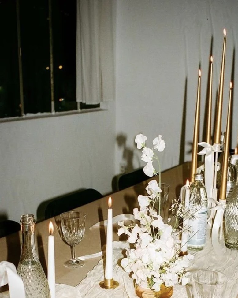 Elegant, immersive event table design